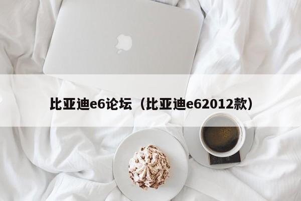 比亚迪e6论坛（比亚迪e62012款）